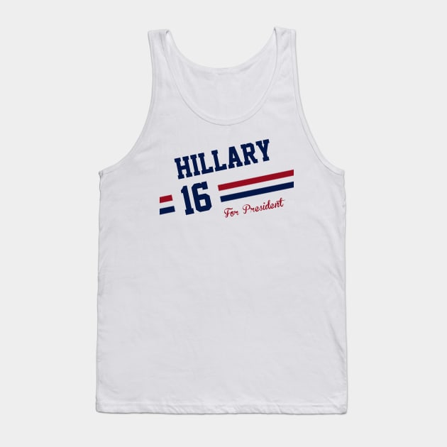 Hillary Clinton 2016 Tank Top by ESDesign